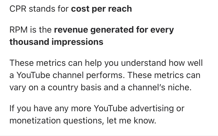 How much is the average CPM of ? What about for various channels? -  Quora